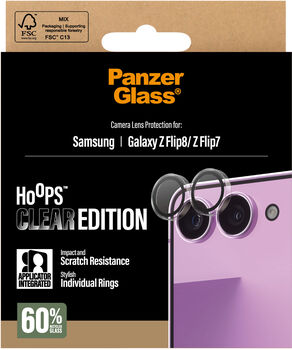 PanzerGlass Samsung Galaxy Z Flip8 Hoops linsuvörn