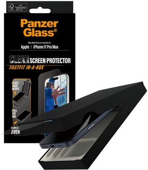 Product image not available for PanzerGlass iPhone 17 Pro Max Fastfit in-a-box öryggisgler