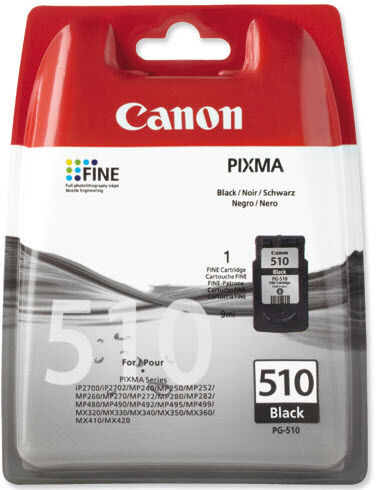 Canon PG-510BK blekhylki - Svart