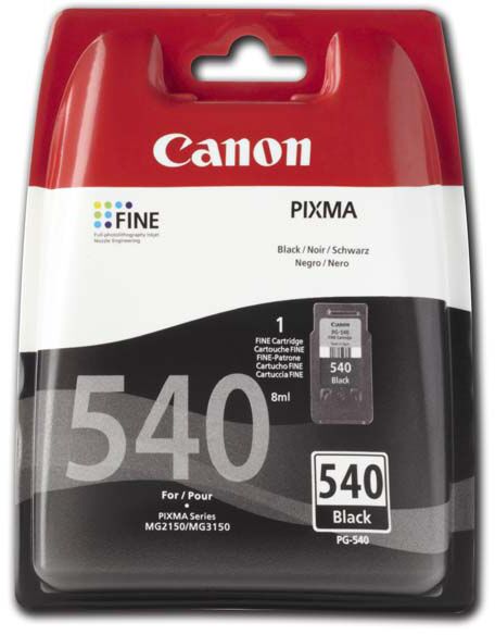 Canon PG-540BK blekhylki - Svart