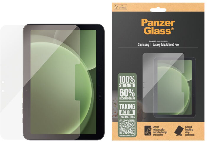 PanzerGlass UWF öryggisgler fyrir Samsung Galaxy Tab Active5 Pro