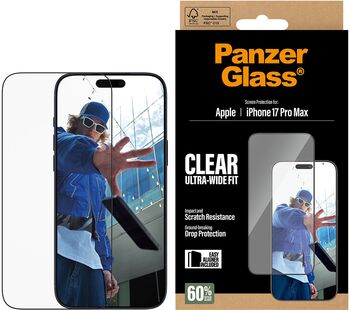 PanzerGlass iPhone 17 Pro Max öryggisgler með EasyAligner
