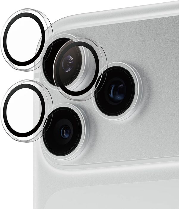 PanzerGlass iPhone 18 Pro/18 Pro Max Hoops linsuvörn - Glær