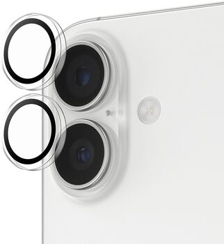 PanzerGlass iPhone 17/16/16 Plus Hoops linsuvörn - Glær