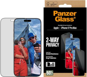 Product image not available for PanzerGlass iPhone 17 Pro Max öryggisgler með skjásíu og EasyAligner
