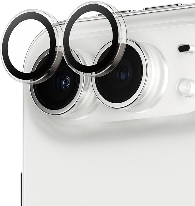 PanzerGlass iPhone Duo Hoops linsuvörn - Glær