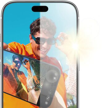 PanzerGlass iPhone 18 Pro Fastfit öryggisgler m. glampavörn