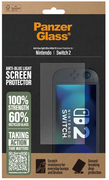 PanzerGlass Nintendo Switch 2 skjávörn