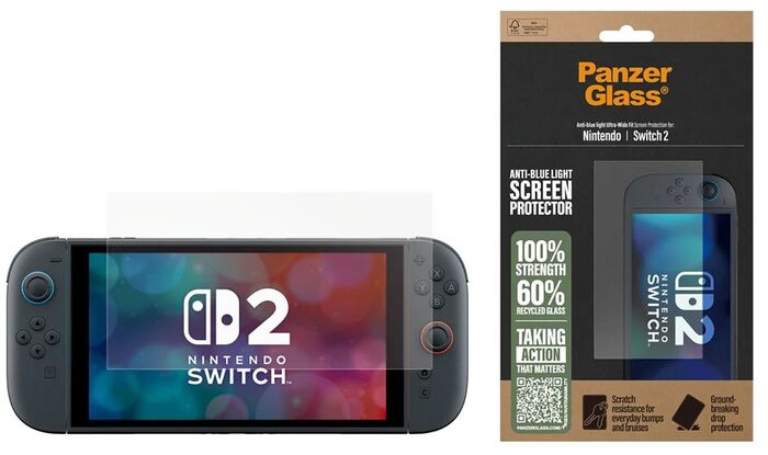 PanzerGlass Nintendo Switch 2 skjávörn