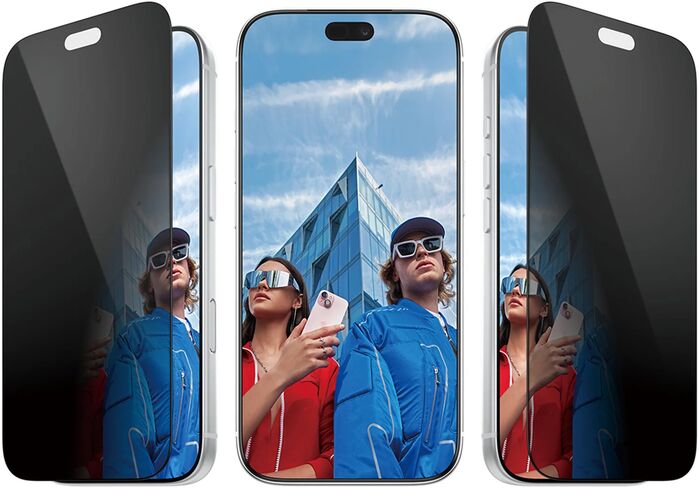 PanzerGlass iPhone 18 Pro öryggisgler með skjásíu og EasyAligner