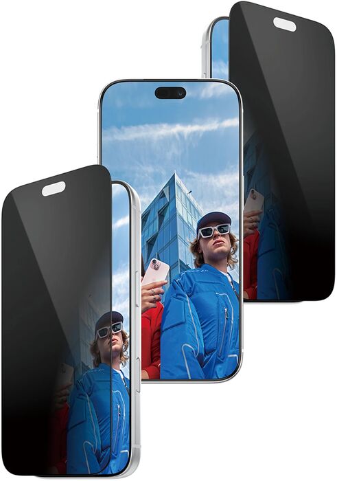 PanzerGlass iPhone 18 Pro öryggisgler með skjásíu og EasyAligner