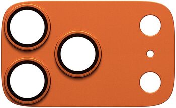 PanzerGlass iPhone 17 Pro FENDER linsuvörn - Appelsínugul