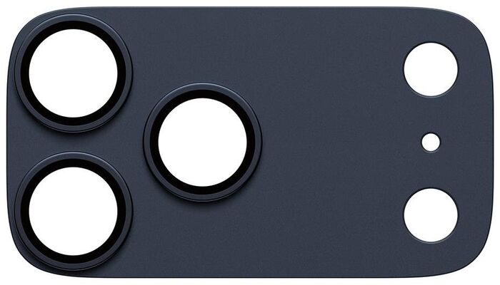 PanzerGlass iPhone 17 Pro Max FENDER linsuvörn - Dökkblá