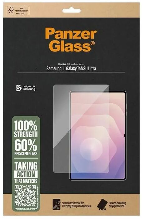 PanzerGlass Samsung Galaxy Tab S11 Ultra UWF öryggisgler