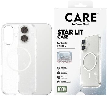 CARE iPhone 17 Star Lit MagSafe símahulstur - Glært