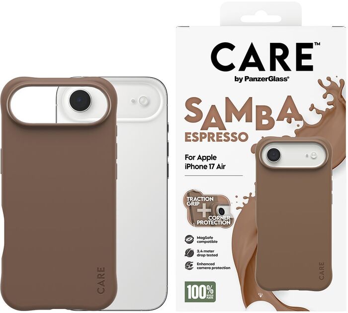 CARE iPhone Air Samba MagSafe símahulstur - Espresso