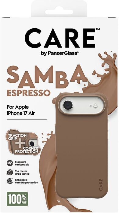 CARE iPhone Air Samba MagSafe símahulstur - Espresso