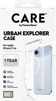 CARE iPhone Air Urban MagSafe símahulstur - Glært
