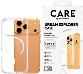 CARE iPhone 17 Pro Urban MagSafe símahulstur - Glært
