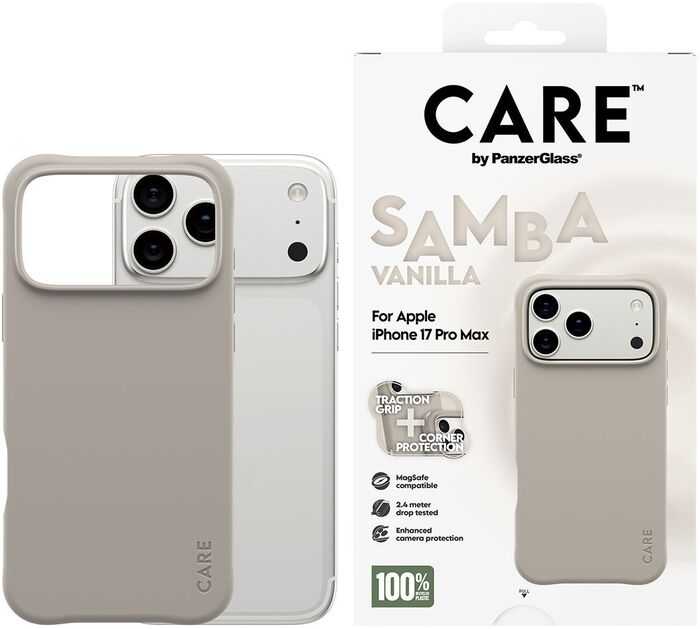 CARE iPhone 17 Pro Max Samba MagSafe símahulstur - Vanilla