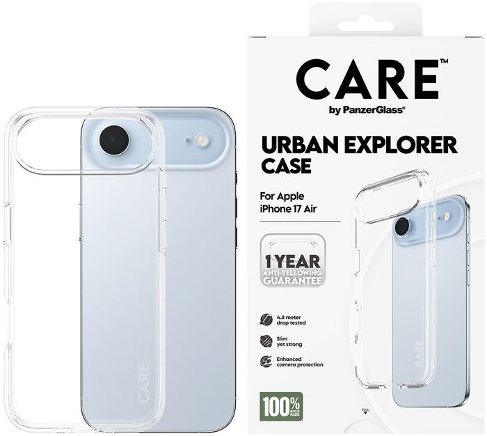 CARE iPhone Air Urban símahulstur - Glært
