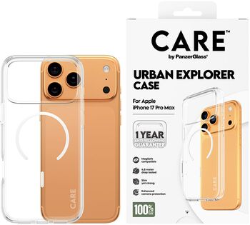 CARE iPhone 17 Pro Max Urban MagSafe símahulstur - Glært