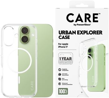 CARE iPhone 17 Urban MagSafe símahulstur - Glært