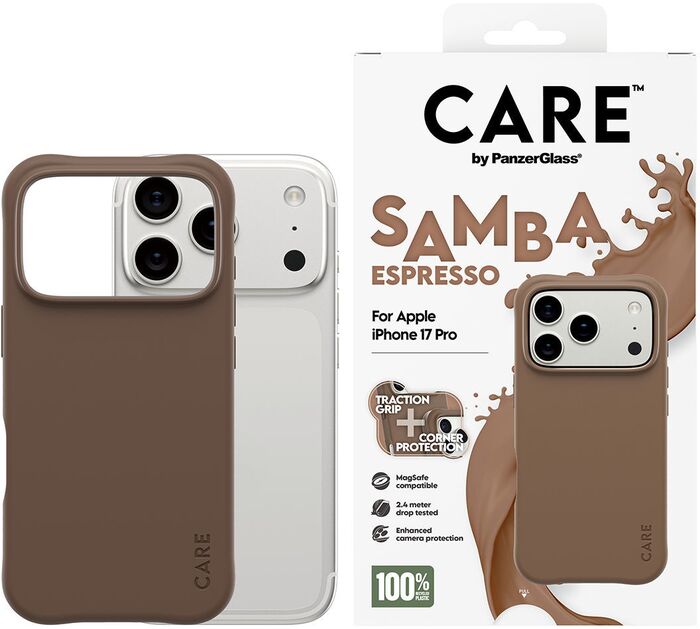 CARE iPhone 17 Pro Samba MagSafe símahulstur - Espresso