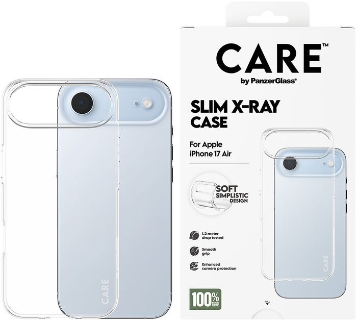 CARE iPhone Air X-Ray símahulstur - Glært