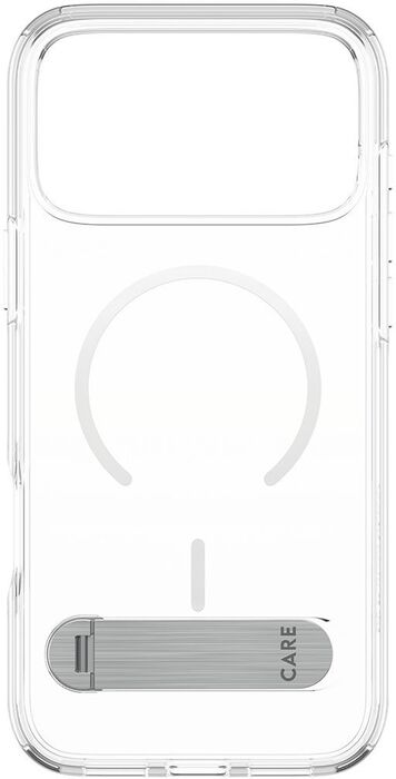 Product image not available for CARE iPhone 17 Pro Max Kickstand MagSafe símahulstur - Glært