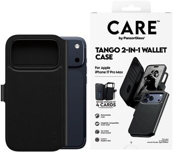 CARE iPhone 17 Pro Max Tango símaveski - Svart
