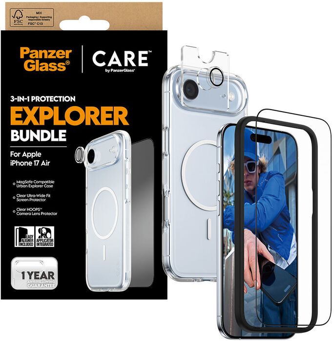 CARE iPhone Air 3-í-1 Explorer Bundle pakki