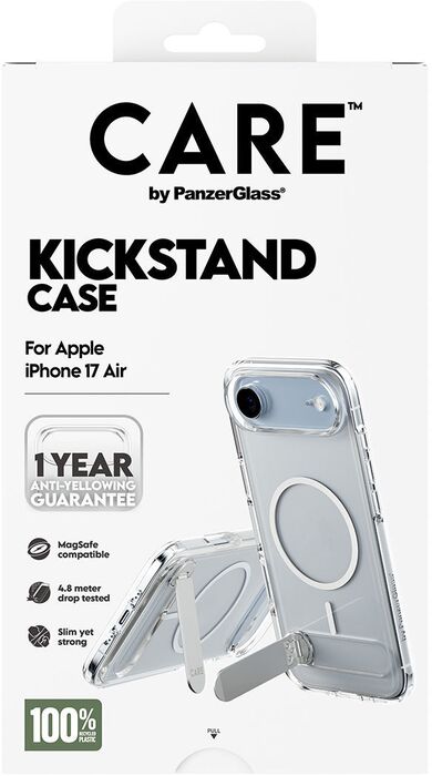CARE iPhone Air Kickstand MagSafe símahulstur - Glært