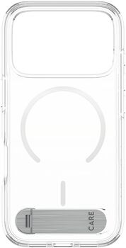 CARE iPhone 17 Pro Kickstand MagSafe símahulstur - Glært