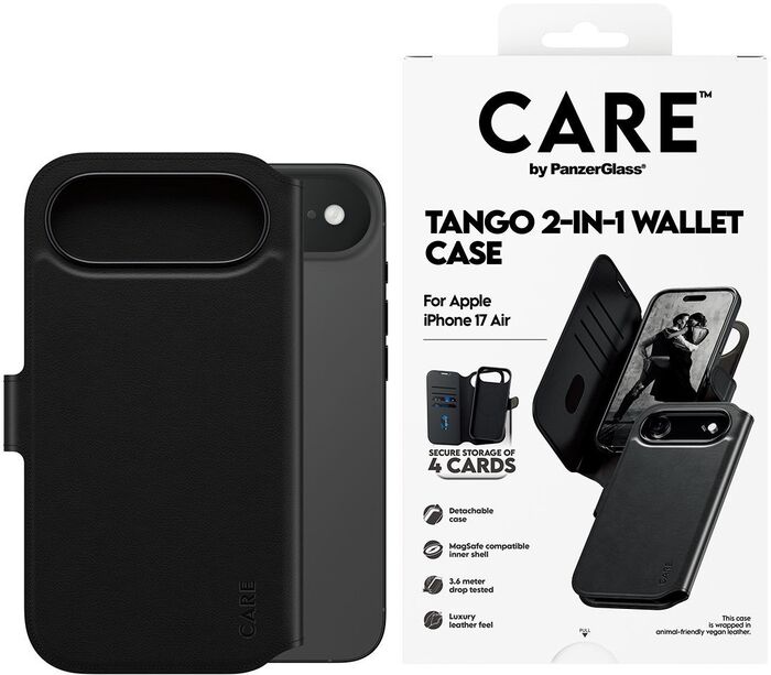 CARE iPhone Air Tango símaveski - Svart