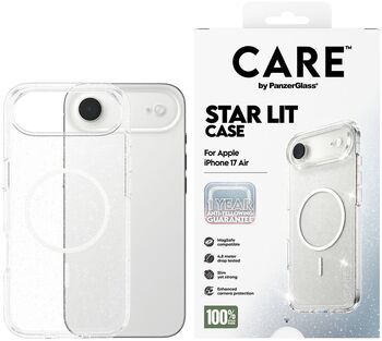CARE iPhone Air Star Lit MagSafe símahulstur - Glært