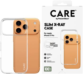 CARE iPhone 17 Pro X-Ray símahulstur - Glært