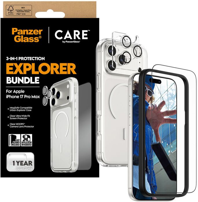 CARE iPhone 17 Pro Max 3-í-1 Explorer Bundle pakki