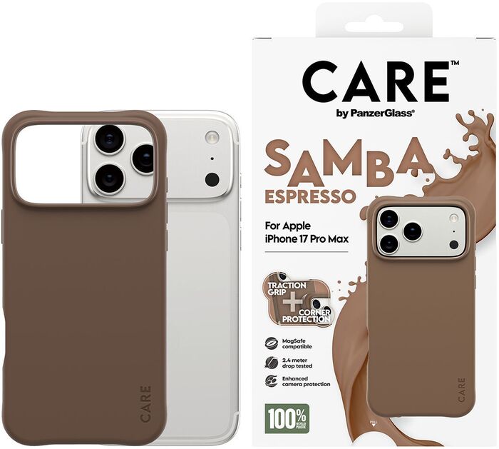 CARE iPhone 17 Pro Max Samba MagSafe símahulstur - Espresso