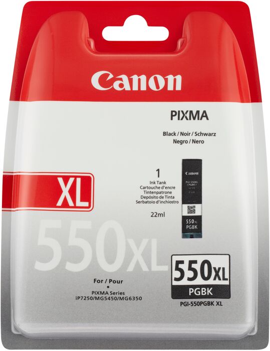 Canon PGI-550PGBK XL blekhylki - Svart