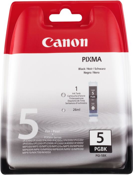 Canon PGI-5BK blekhylki - Svart