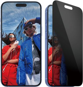 PanzerGlass iPhone 16/15 Plus öryggisgler með skjásíu og EasyAligner