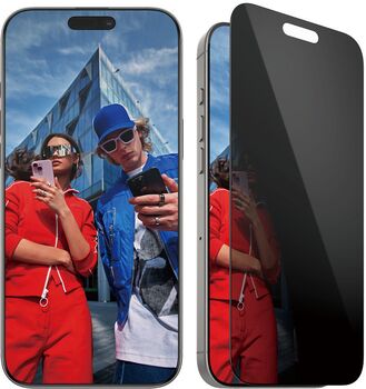 PanzerGlass iPhone 16 Pro Max öryggisgler með skjásíu og EasyAligner
