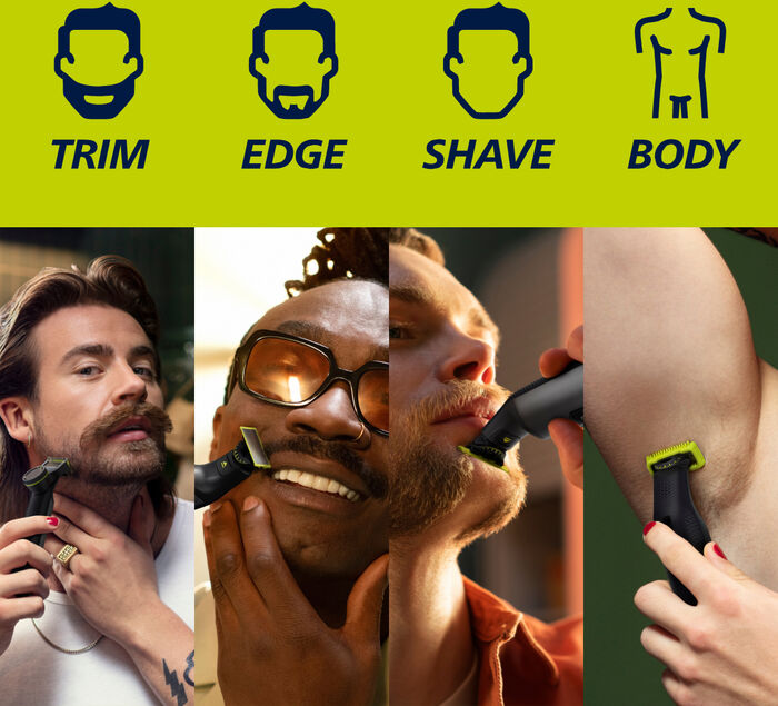 Philips OneBlade Pro 360 skegg- og líkamshárasnyrtir