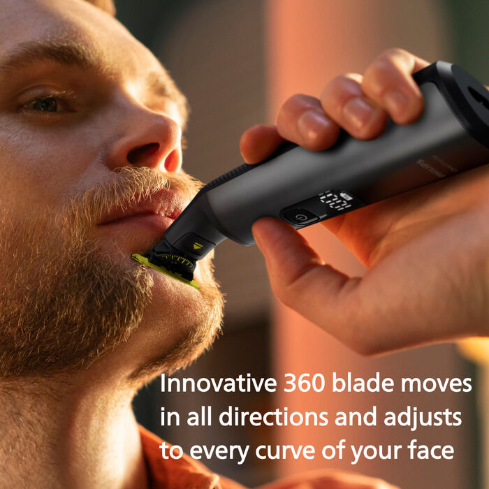 Philips OneBlade Pro 360 skegg- og líkamshárasnyrtir