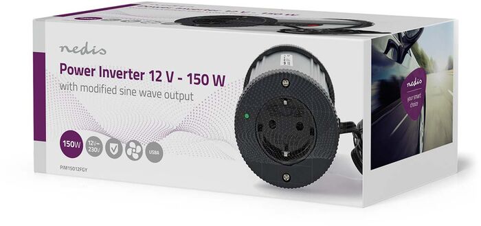 Nedis spennubreytir 12 V í 230 V - 150 W