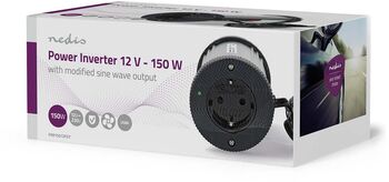 Nedis spennubreytir 12 V í  230 V - 150 W 