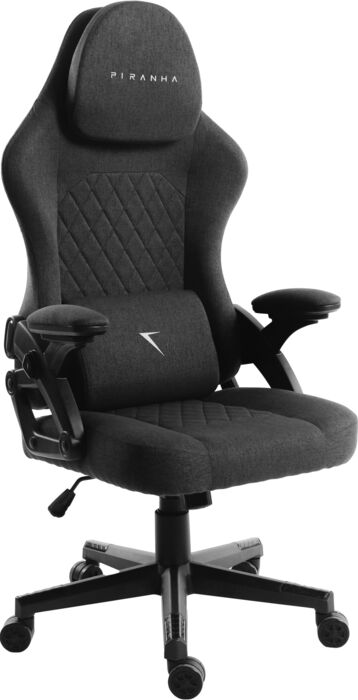 Piranha Bite Lite leikjastóll - Dökkgrár