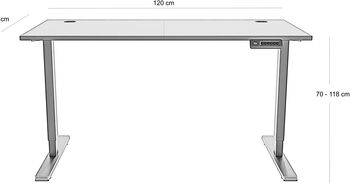 Piranha E-Base 120 leikjaskrifborð 