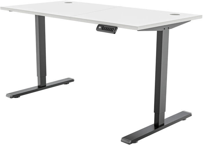 Piranha E-Base 120 skrifborð - Svart / Hvítt